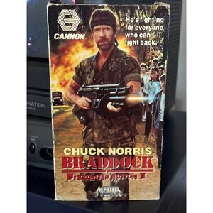 Chuck Norris Braddock VHS missing in action 3 1990 video treasures